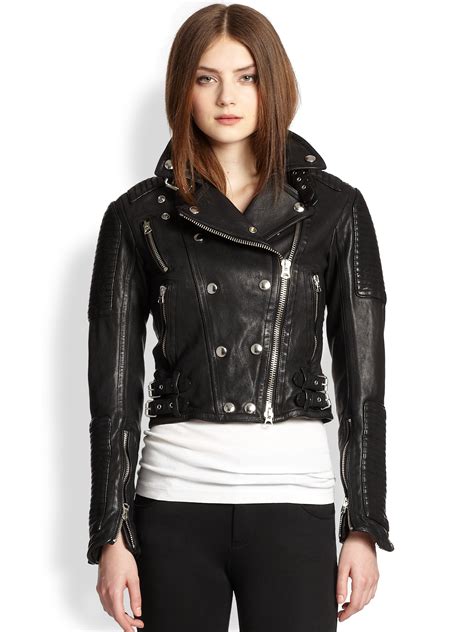 burberry brit loseley leather jacket
